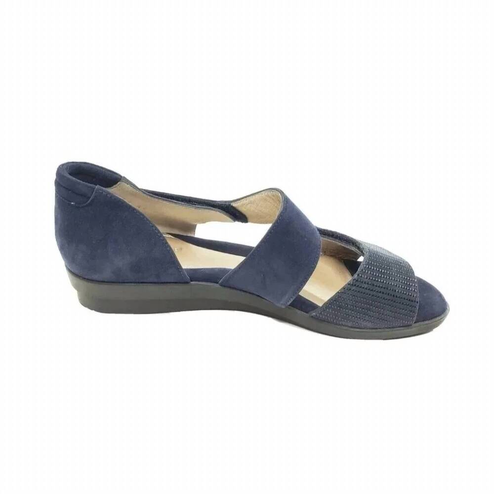 NEW BEAUTIFEEL women's dita wedge sandal in navy